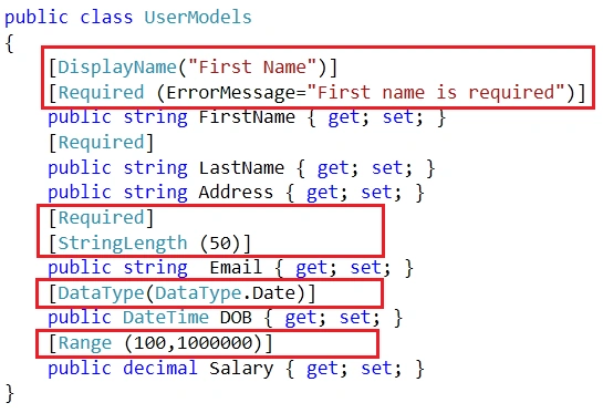 Apply validations