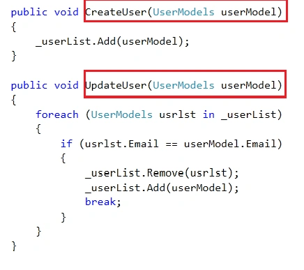 Add methods