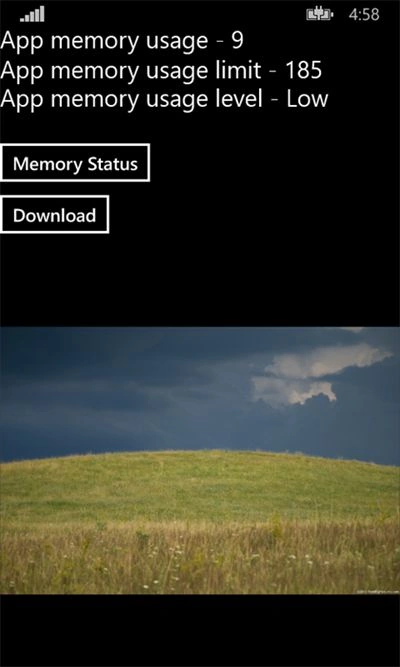 App Memory Use