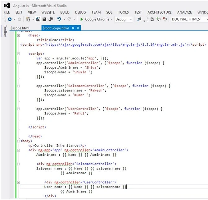 HTML file