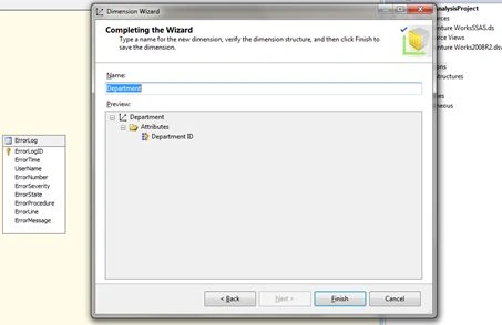 Creating Cubes in SSAS