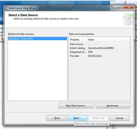 Creating Cubes in SSAS