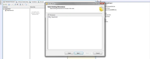 Creating Cubes in SSAS