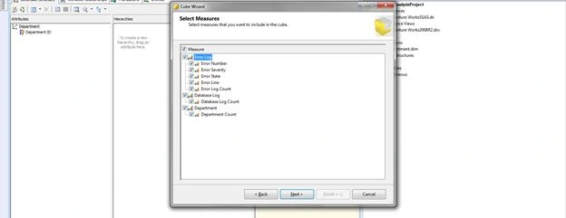 Creating Cubes in SSAS