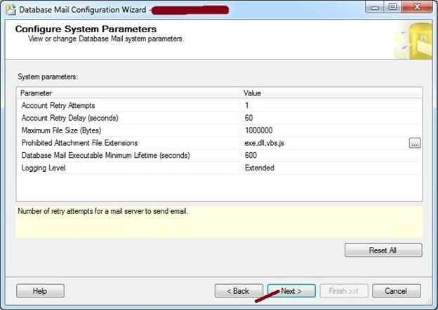 System parameter