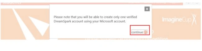 Click on Continue