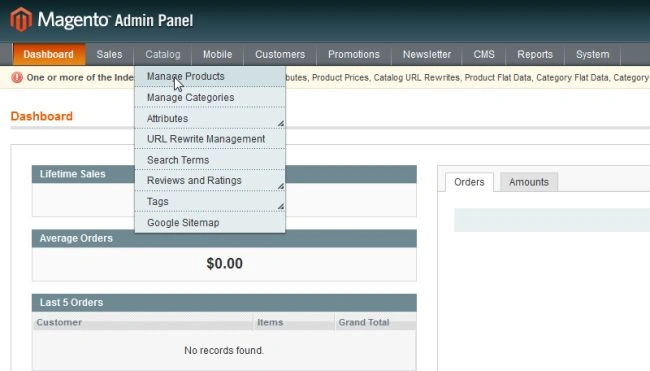 manage product