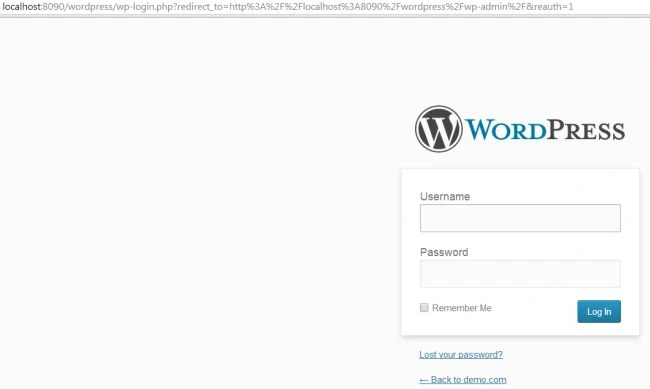 admin login