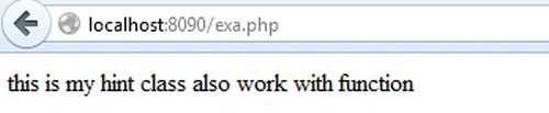 type hint class work with function