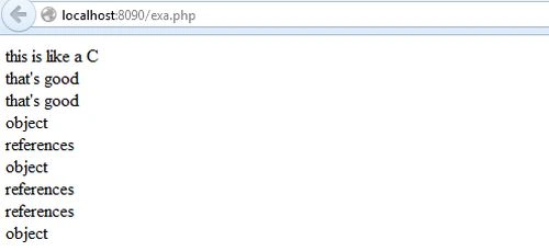 object References
