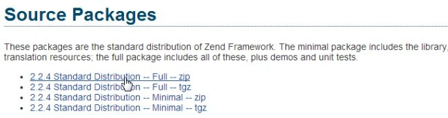download zend setup step3
