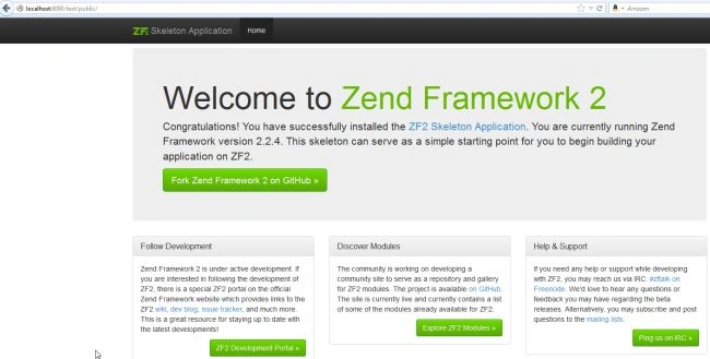 project home page