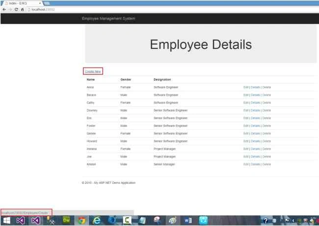 Employee detail