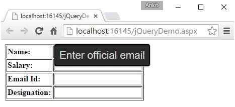 enter official email