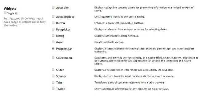 widgets