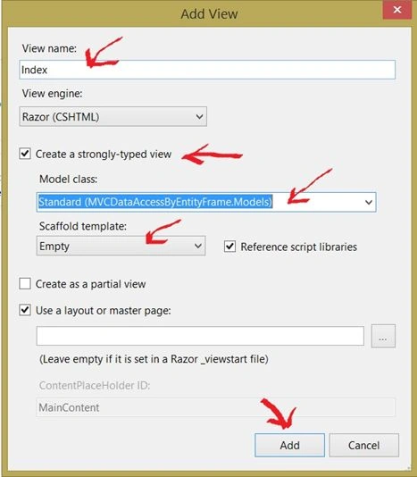 add view