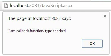 Callback function before call