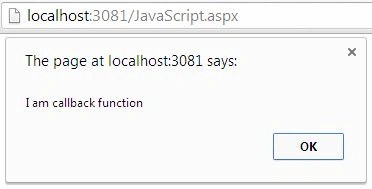Callback in JavaScript
