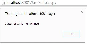 Undefined with Var Value