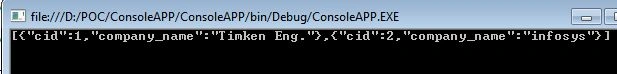 JSON format