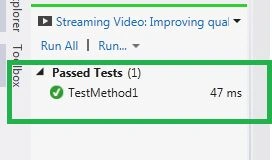 run the test