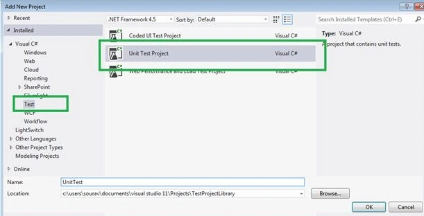 Unit test project