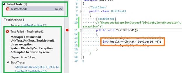 run the unit test
