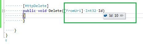 Delete action