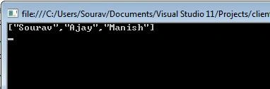Http client in Console application