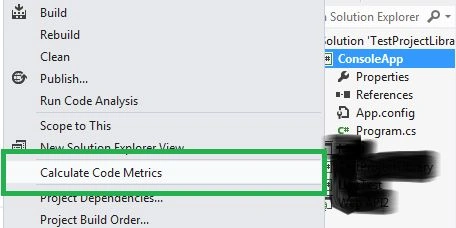 Calculate Code Metrics