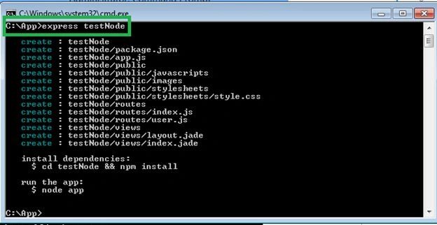 Express TestNode
