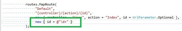 Integer parameter