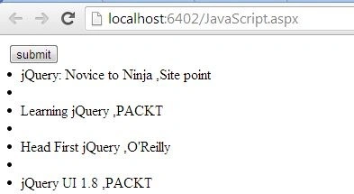 Ajax function