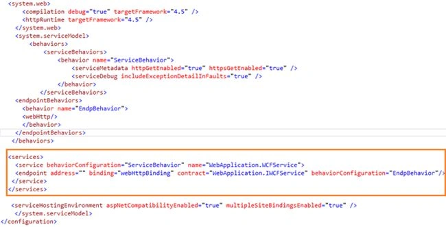 Call method in WCF service
