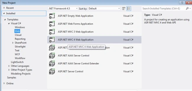 MVC4 Application