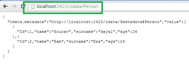 Odata service