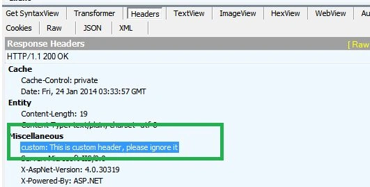 HTTP Response Message