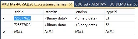 schema changes 