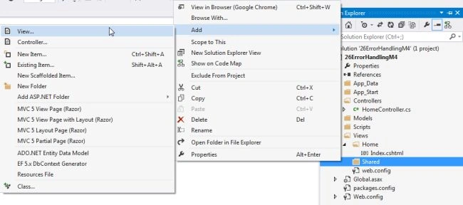 add new view folder in share folder