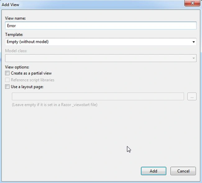 change view name