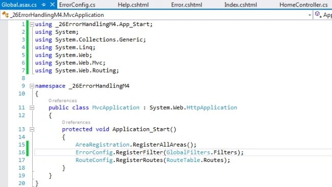globle aspx page