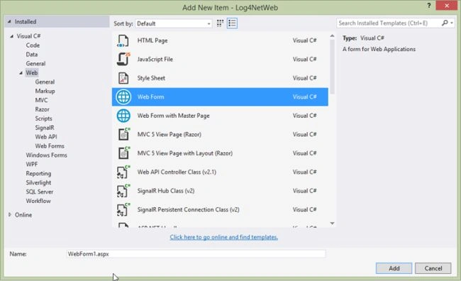 Select Web Form