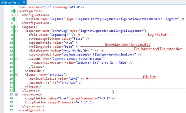 web config 