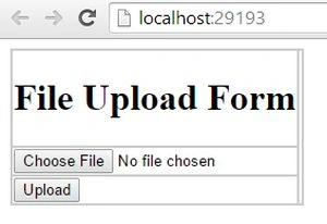 file upload