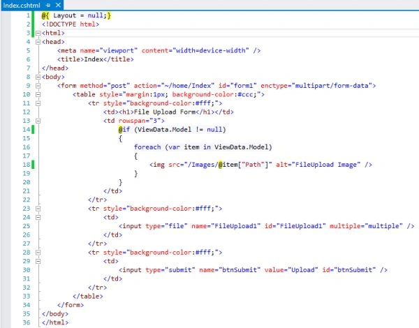 cshtml file