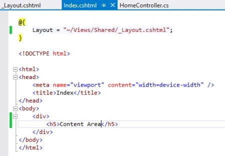 index html code