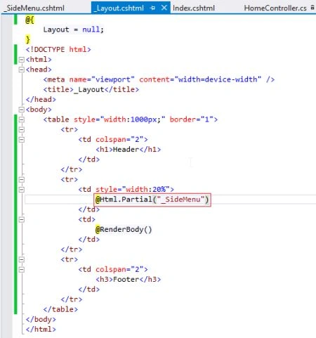 layout cs html