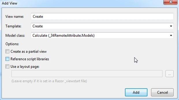 create view