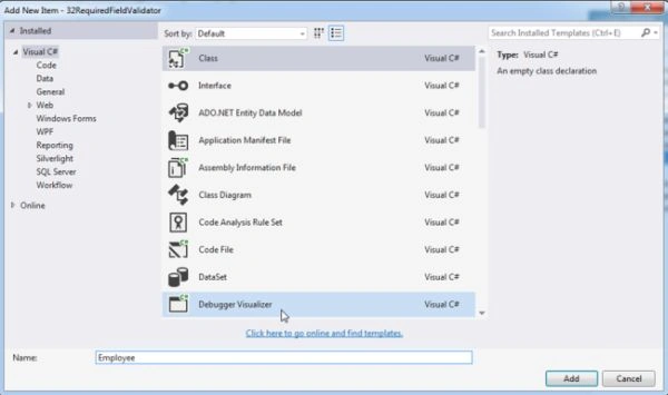 debugger visualize