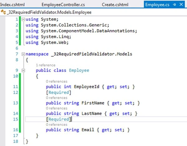 require field validater
